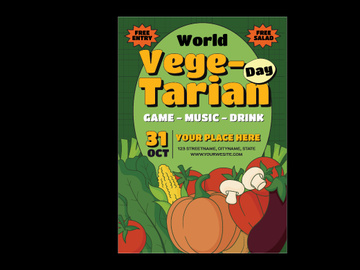 Vegetarian Day Flyer