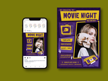 Movie Night Flyer