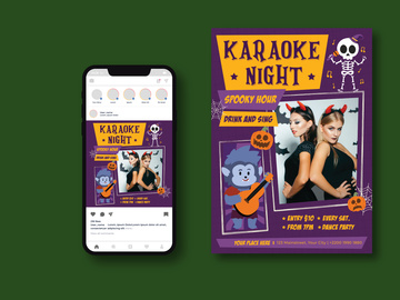 Karaoke Night Flyer