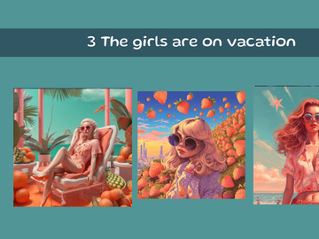 The girls are on vacation