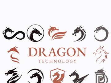 Dragon logo collection