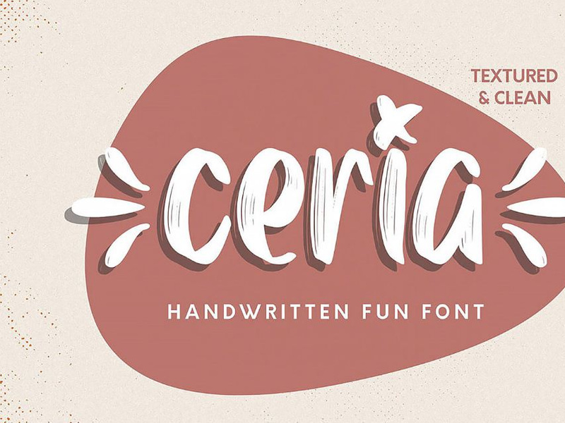 Free Ceria Handwritten Font by Ibnu Utomo ~ EpicPxls