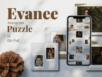 Evanee Instagram Puzzle Template