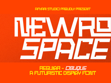 Newro Space - Modern Futuristic Display Font