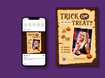 Trick Or Treat Flyer