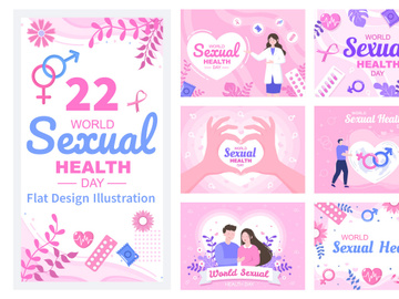 22 World Sexual Health Day Background Illustration