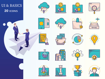 B Shadow : UI and Interface Icon Set