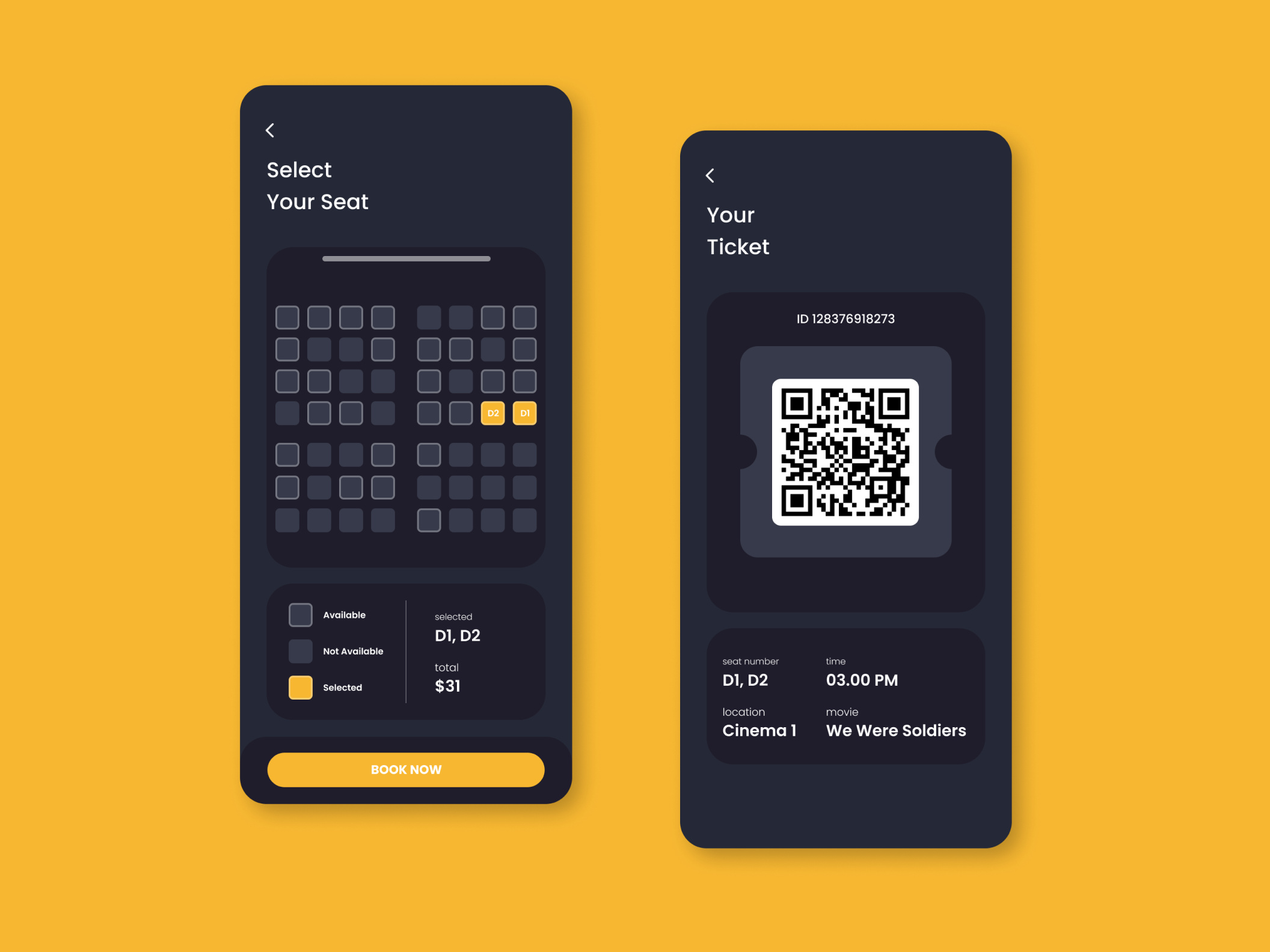 Movie Ticket Booking Mobile App