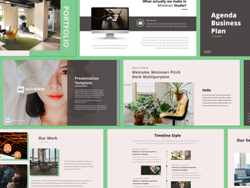 Minimari - Pitch Deck Multipurpose Powerpoint Template