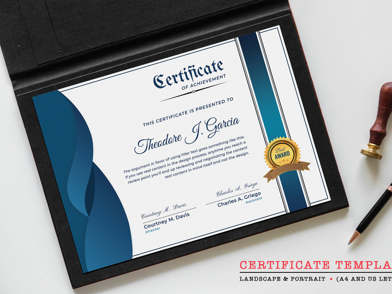 Certificate Template-01 by 3djagan ~ EpicPxls