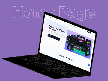 AI Video Enhancement & Creator Tools | SaaS Landing P