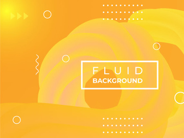 Modern Abstract Mango Fluid Background Template
