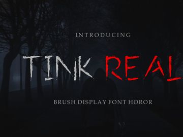 Tink Real – Handwritten Display Font