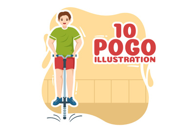 10 Sport Jump Pogo Illustration