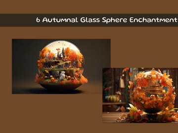 Autumnal Glass Sphere Enchantment
