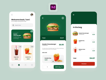 Burger App iOS UI KIT Exploration