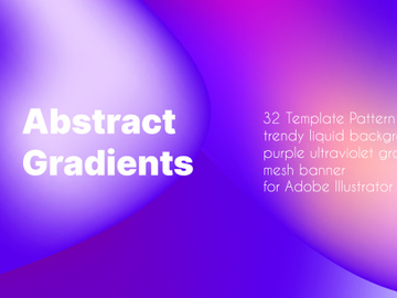 Template Pattern trendy liquid backgrounds