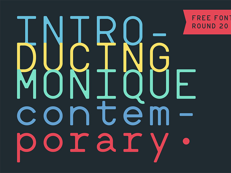 Monique Contemporary Font by Hederae Creative Shop ~ EpicPxls