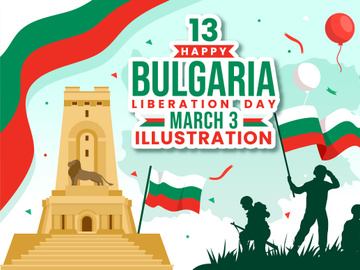 13 Bulgaria Liberation Day Illustration