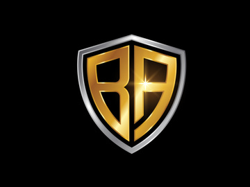 Initial Letter B A Logo Design Vector. Graphic Alphabet Symbol For Corporate Business Identity
