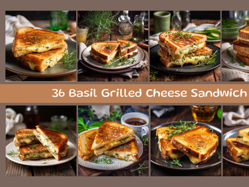 Basil Grilled Cheese Sandwich