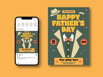 Happy Fathers Day Flyer