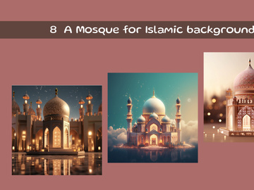 A Mosque for Islamic background