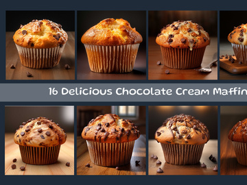 Delicious Chocolate Cream Maffin