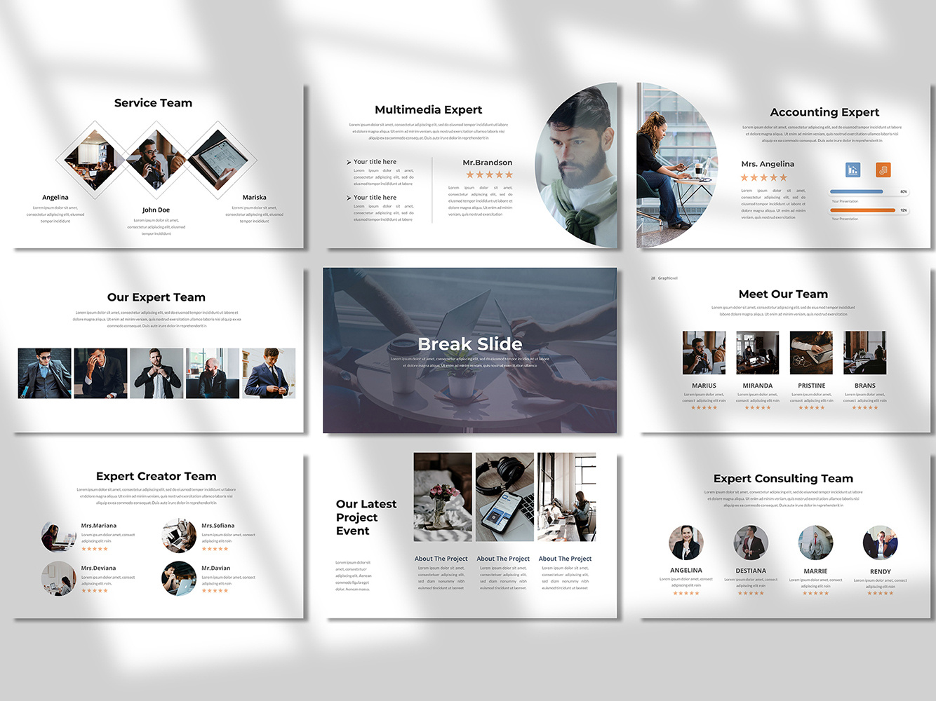Pemasaran - Template PowerPoint