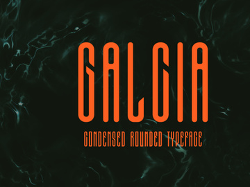 GALCIA - CONDENSED ROUND TYPEFACE