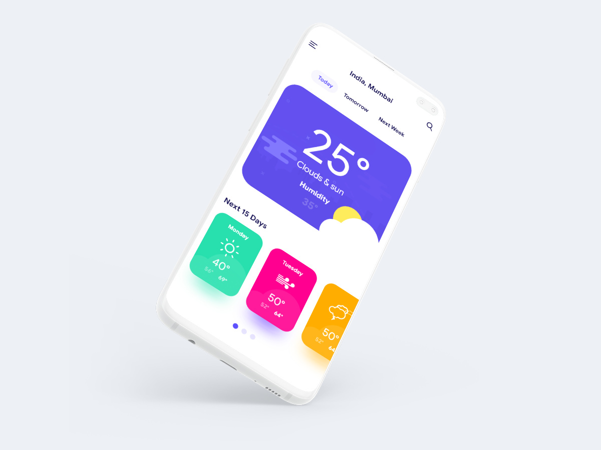 天气应用程序免费赠送(Weather App Freebie)插图2