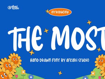The Most - Handwritten Display Font