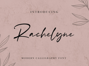 Rachelyne - Modern Calligraphy Font