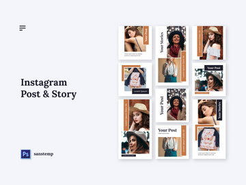 Instagram Post And Story