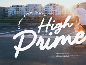 NCL HIGH PRIME - Bold Brush Font