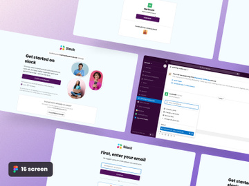 Slack web app UI Kit (V.1)
