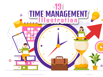 13 Time Management Planning Illustration