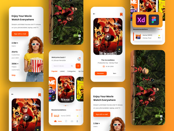 Netflix Movie Apps Design