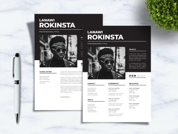 Roki CV Resume Template Sanstemp