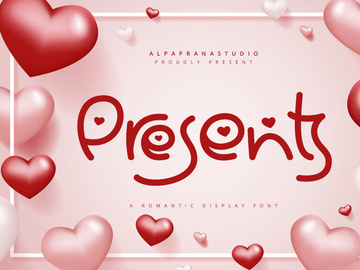 Presents - Romantic Display Font