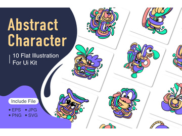 Abstract Character Doodle