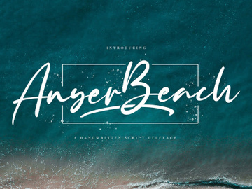 Anyer Beach - Handwritten Font