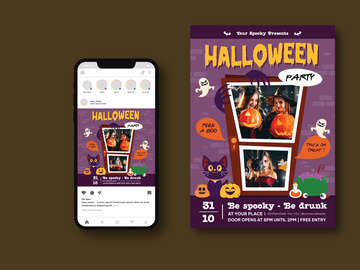 Halloween Party Flyer