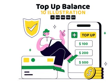 10 Top Up Balance Illustration