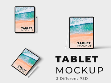 Tablet screen mockup