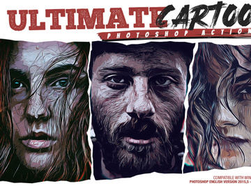 Ultimate Cartoon Photoshop Action