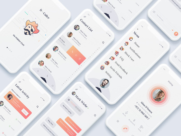 D-Caller Mobile UI Kit