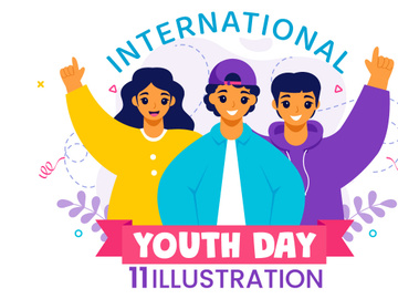 11 International Youth Day Illustration