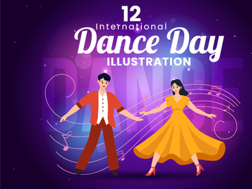 12 International Dance Day Illustration