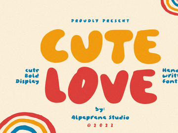 Cute Love - Display Font